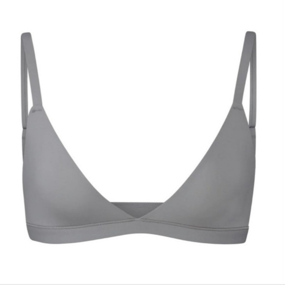 SKIMS TRIANGLE BRALETTE GREY - Picture 1 of 5